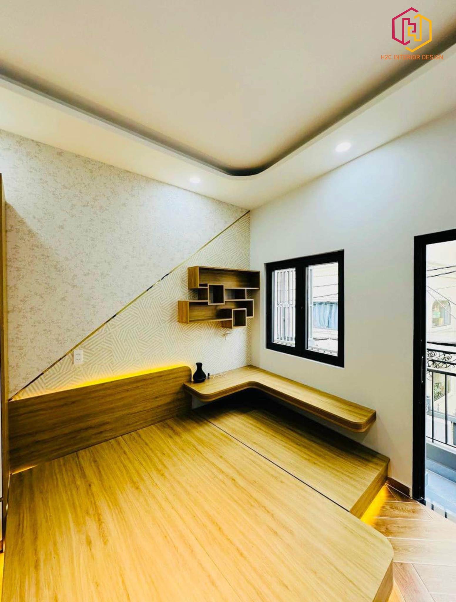 thiết kế nội thất hiện đại, thiết kế nội thất tối giản, nội thất hiện đại sang trọng, H2C INTERIOR DESIGN, Nội Thất H2C, Xây dựng H2C