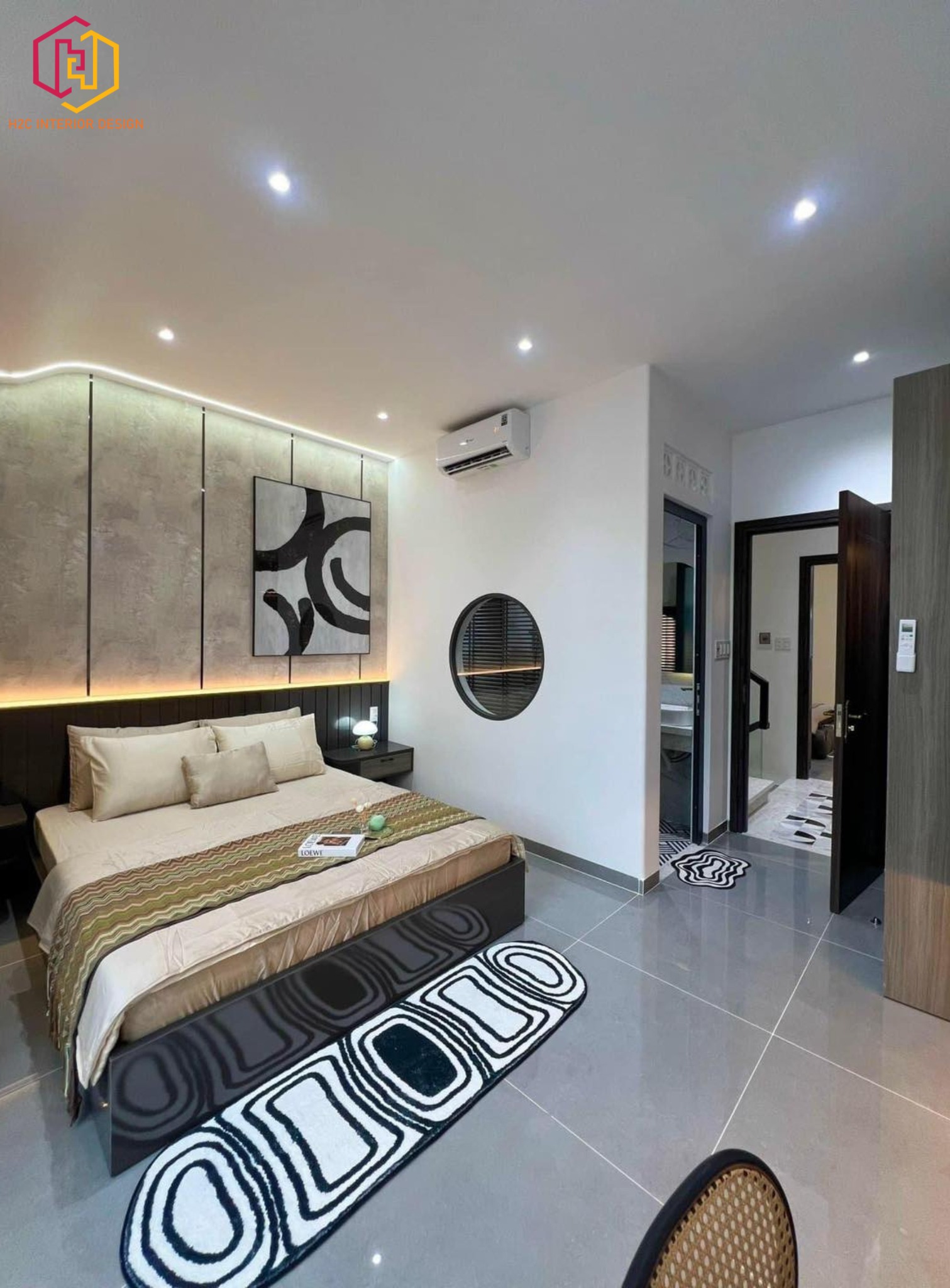 thiết kế nội thất hiện đại, thiết kế nội thất tối giản, nội thất hiện đại sang trọng, H2C INTERIOR DESIGN, Nội Thất H2C, Xây dựng H2C