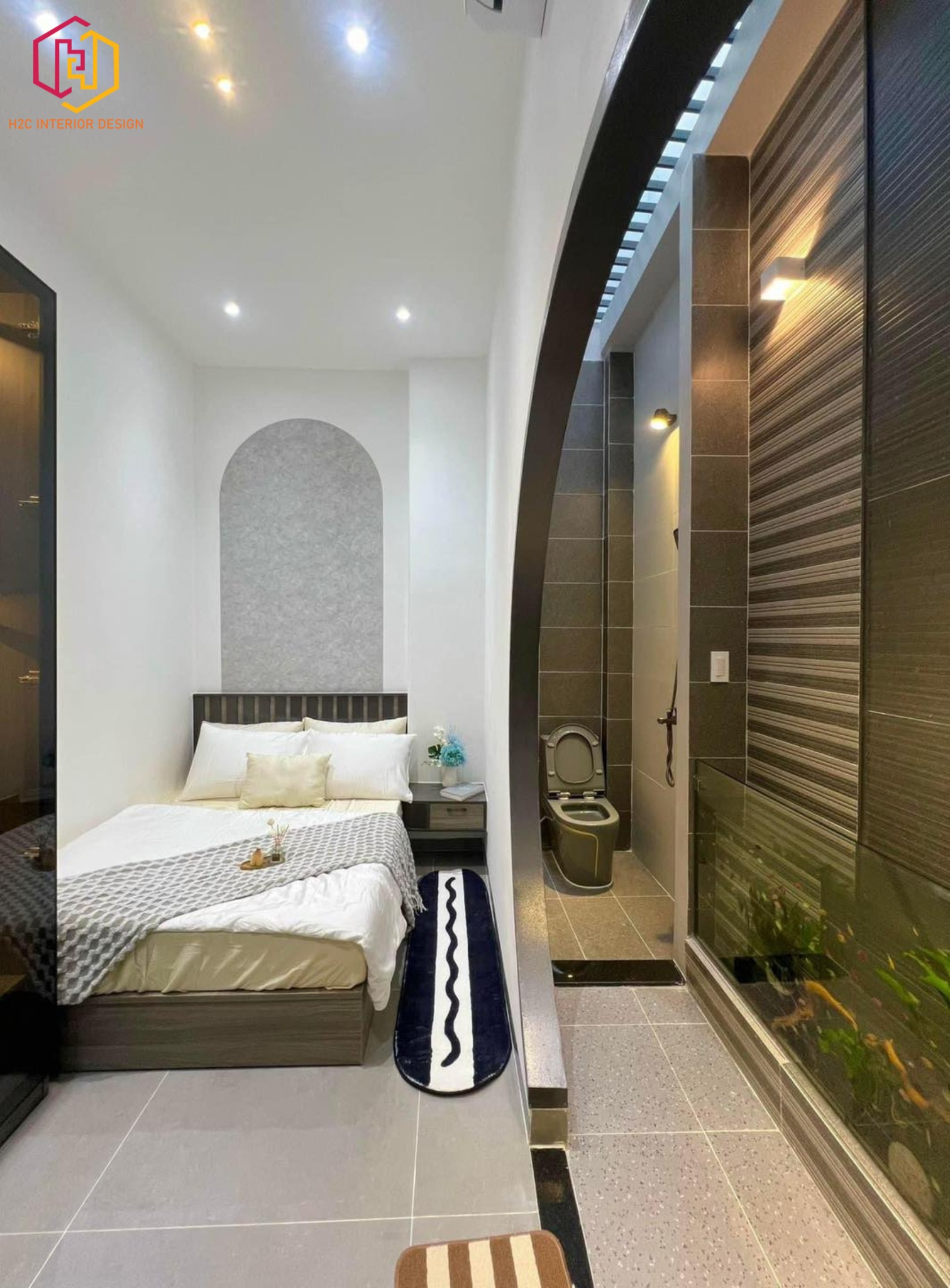 thiết kế nội thất hiện đại, thiết kế nội thất tối giản, nội thất hiện đại sang trọng, H2C INTERIOR DESIGN, Nội Thất H2C, Xây dựng H2C