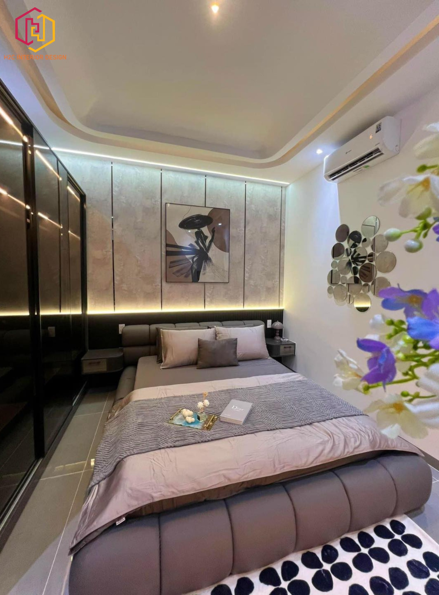 thiết kế nội thất hiện đại, thiết kế nội thất tối giản, nội thất hiện đại sang trọng, H2C INTERIOR DESIGN, Nội Thất H2C, Xây dựng H2C