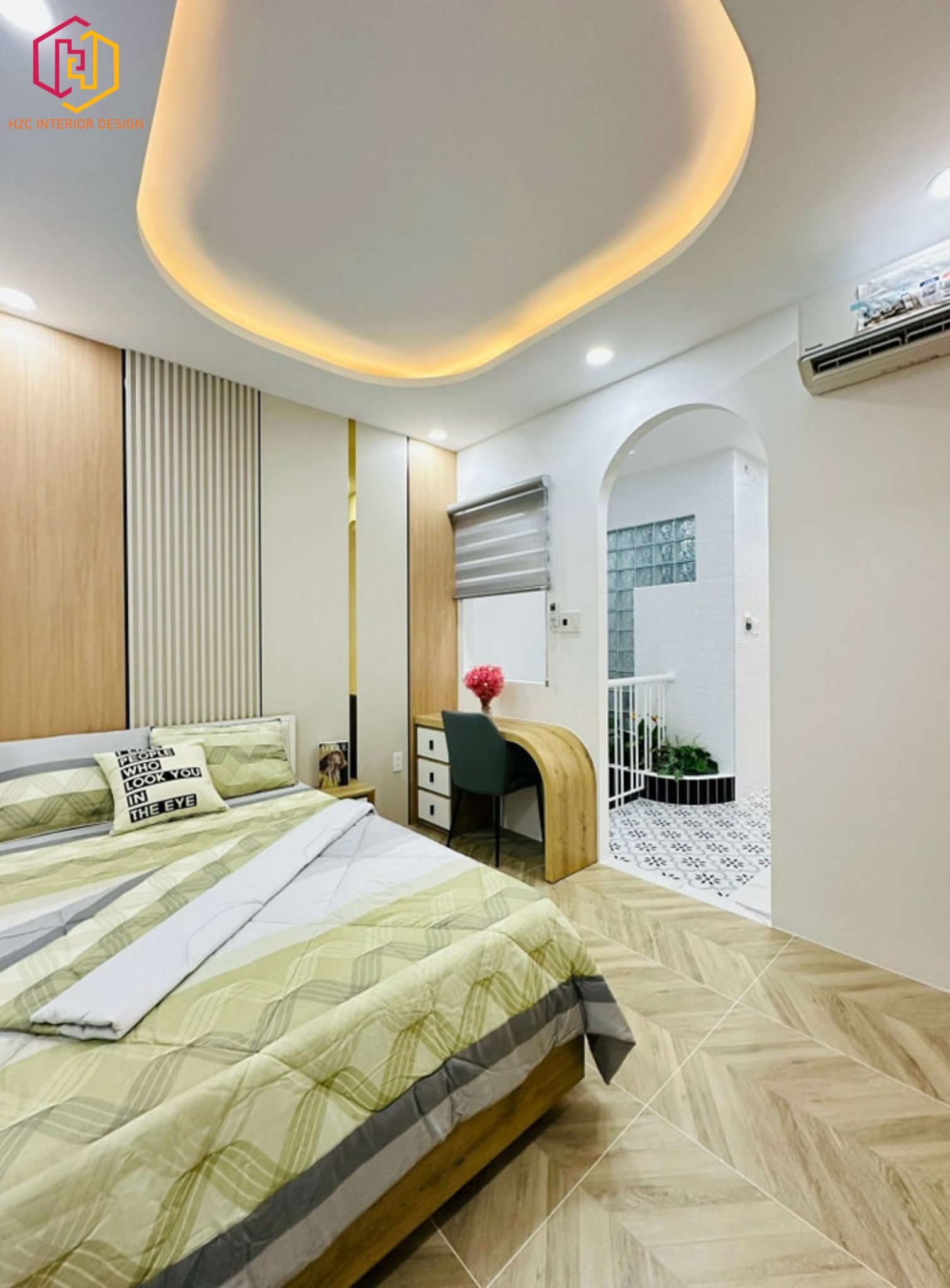 thiết kế nội thất hiện đại, thiết kế nội thất tối giản, nội thất hiện đại sang trọng, H2C INTERIOR DESIGN, Nội Thất H2C, Xây dựng H2C