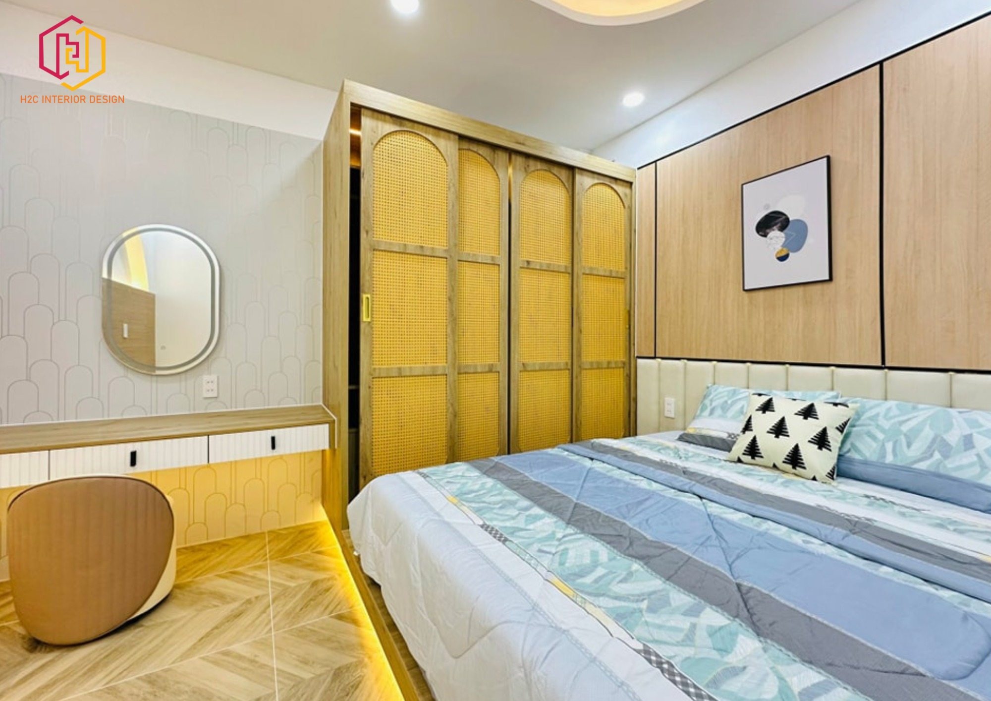 thiết kế nội thất hiện đại, thiết kế nội thất tối giản, nội thất hiện đại sang trọng, H2C INTERIOR DESIGN, Nội Thất H2C, Xây dựng H2C