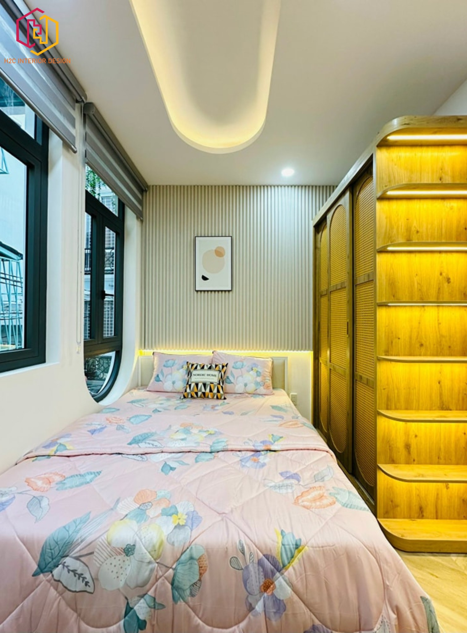 thiết kế nội thất hiện đại, thiết kế nội thất tối giản, nội thất hiện đại sang trọng, H2C INTERIOR DESIGN, Nội Thất H2C, Xây dựng H2C