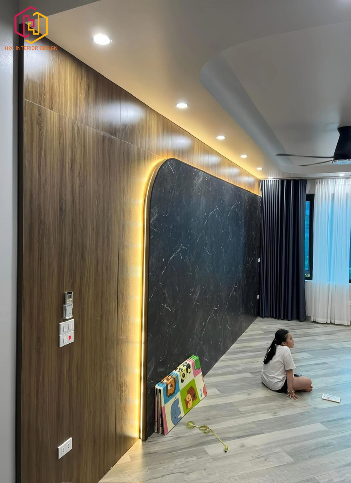 thiết kế nội thất hiện đại, thiết kế nội thất tối giản, nội thất hiện đại sang trọng, H2C INTERIOR DESIGN, Nội Thất H2C, Xây dựng H2C
